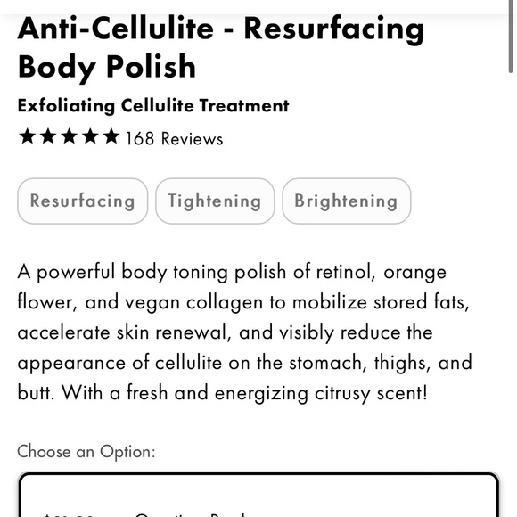 TRULY. BEAUTY- NWT Anti cellulite resurfacing body polish FULL SIZE - Picture 5 of 6